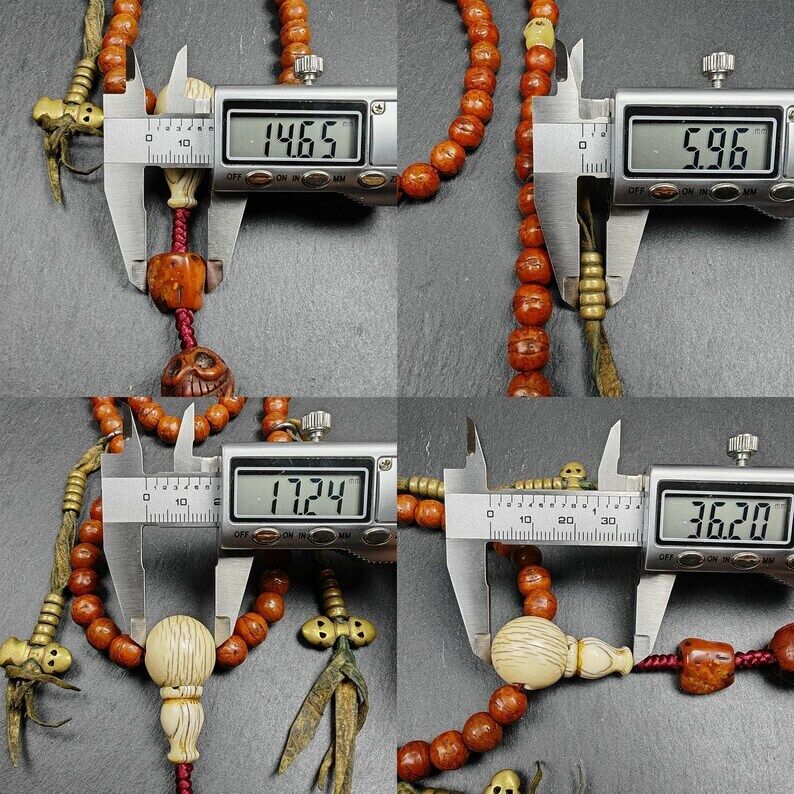 Collar Mala, cuentas de oración de 10 mm