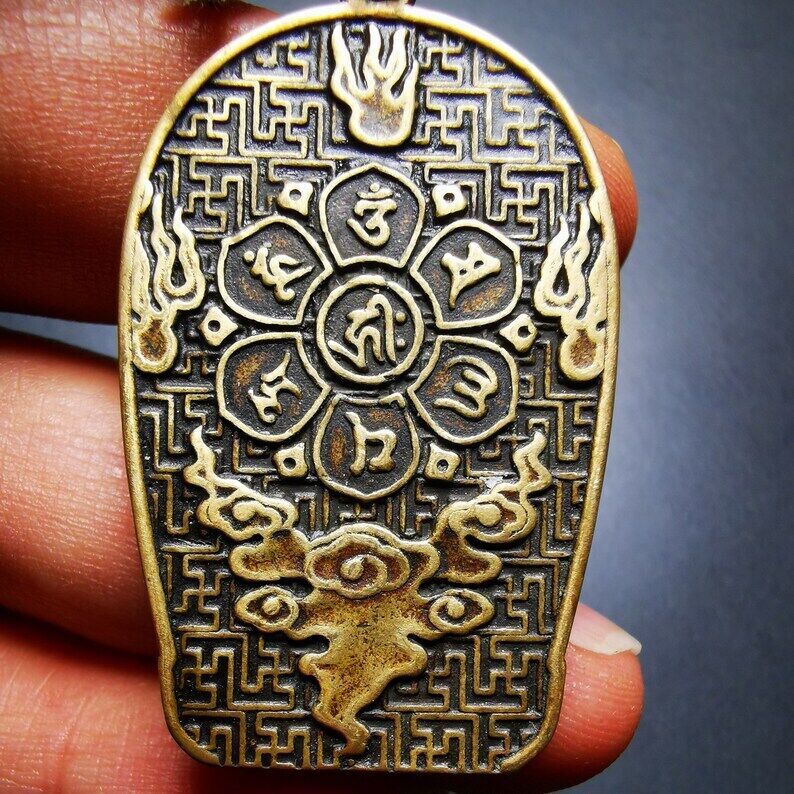 Gandhanra Tibetan Buddhist Amulet,Shakyamuni Pendant,Gautama Buddha Pendant
