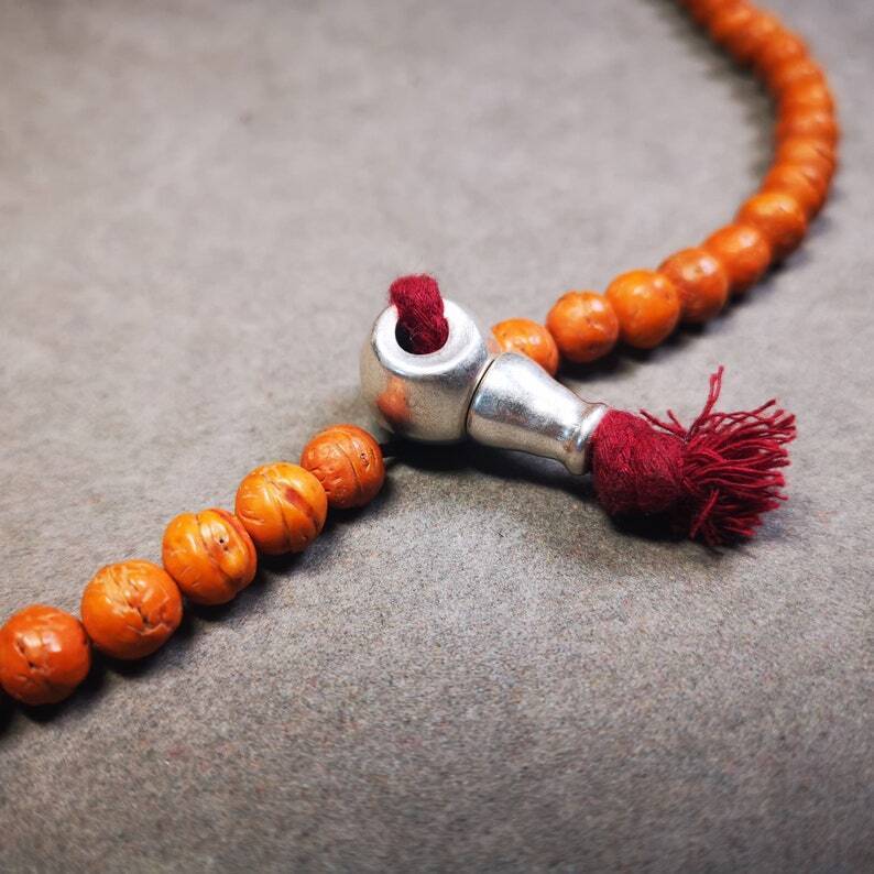 Guru Bead, T-drilled 3-Hole Bead for Prayer Bead,1.0"