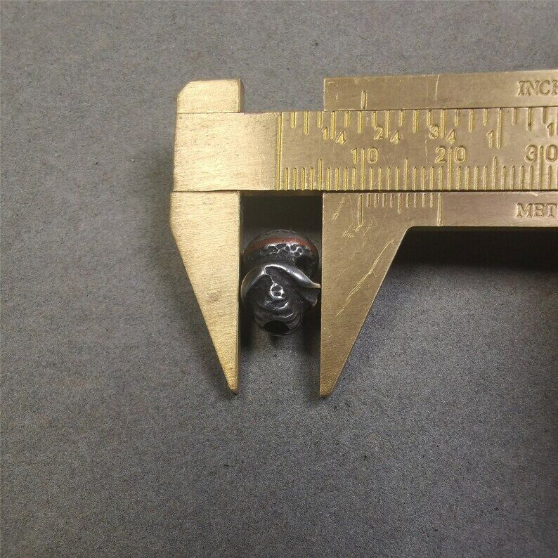 Mala Spacer Bead,Skull Citipati Marker Bead 0.43"×0.4" Gandhanra-ART