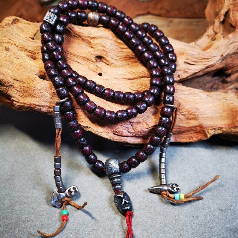 108 Lotus Seed Mala,Prayer Beads - Gandhanra-ART