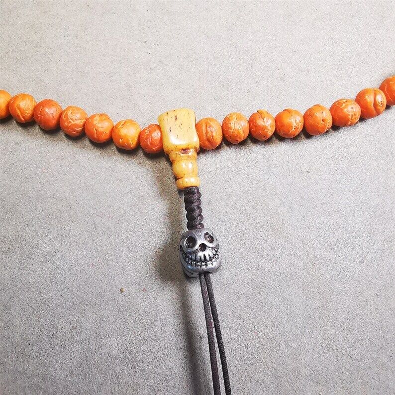 Citipati Skull Marker Beads 0.4"×0.4"