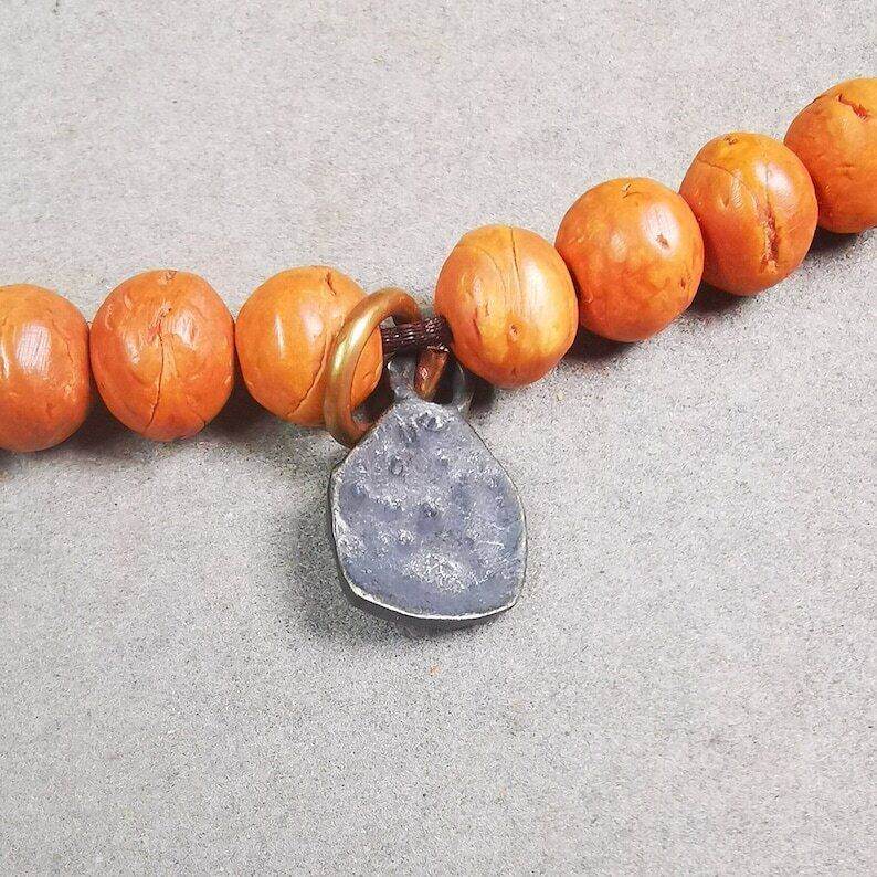 Mala Pendant,Yellow Jambhala Amulet - Gandhanra-ART