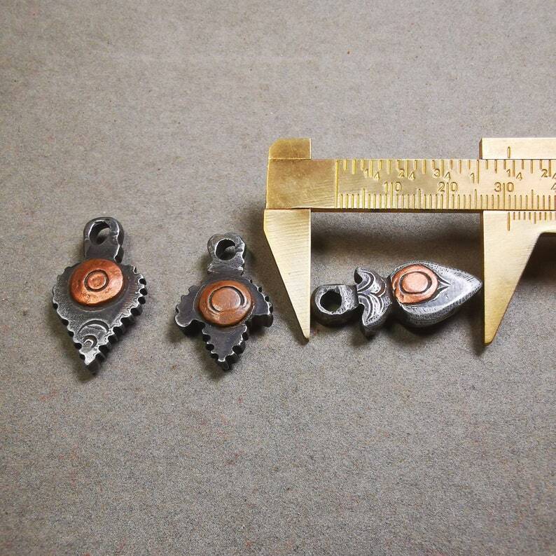 Mala Amulet,Mani Jewel Pendant,1.0" × 0.7"