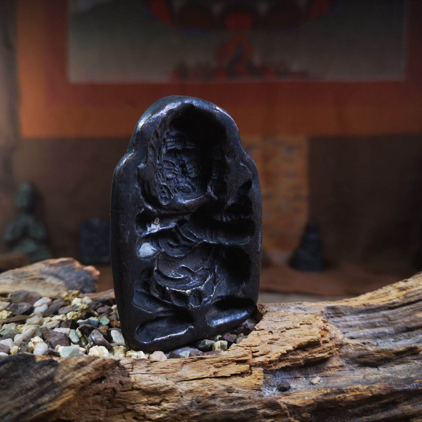 Mahakala Statue Tsa Tsa Mold - Gandhanra-ART