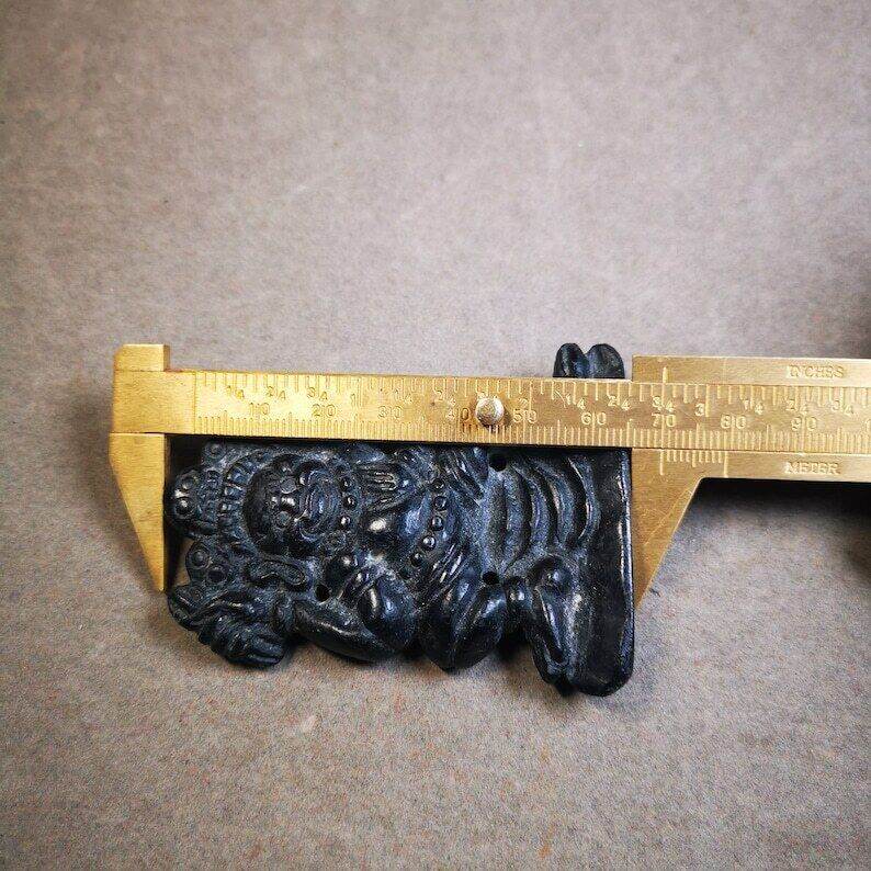 Buddhism Statue,Vajrapani Statue,Made of Obsidian - Gandhanra-ART