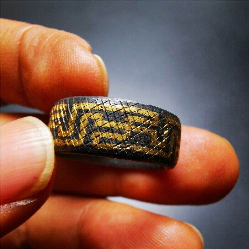 Gandhanra Unique Handmade Tibetan Ring,Made of Gold Filled and Silver Filled - Gandhanra-ART