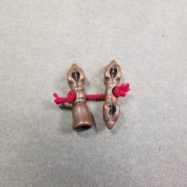 Amulet Pendant,Mini Vajra and Dorje Bell, Mala Accessories - Gandhanra-ART