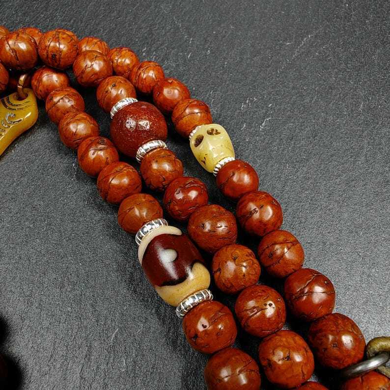 Collar Mala, cuentas de oración de 10 mm