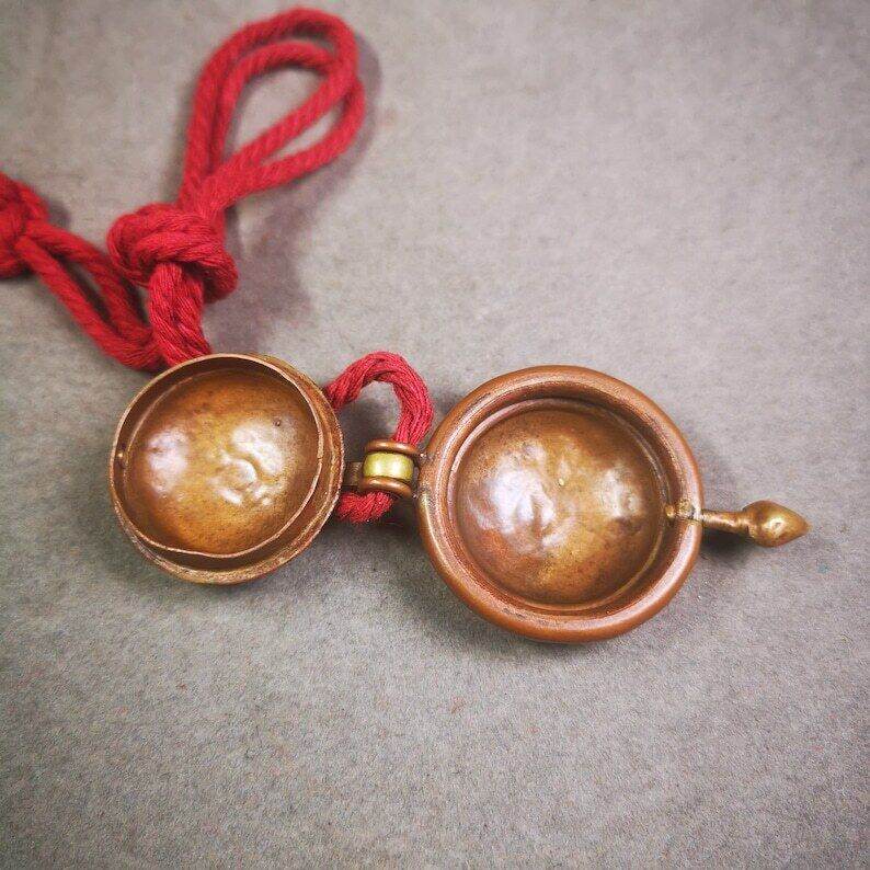 Acient Gau Ghau Shrine, Tibetan Buddhist Altar Amulet Pendant - Gandhanra-ART