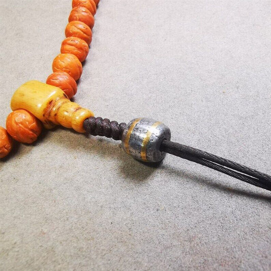 Mala Spacer Bead, Marker Beads 0.35"×0.35" Gandhanra-ART