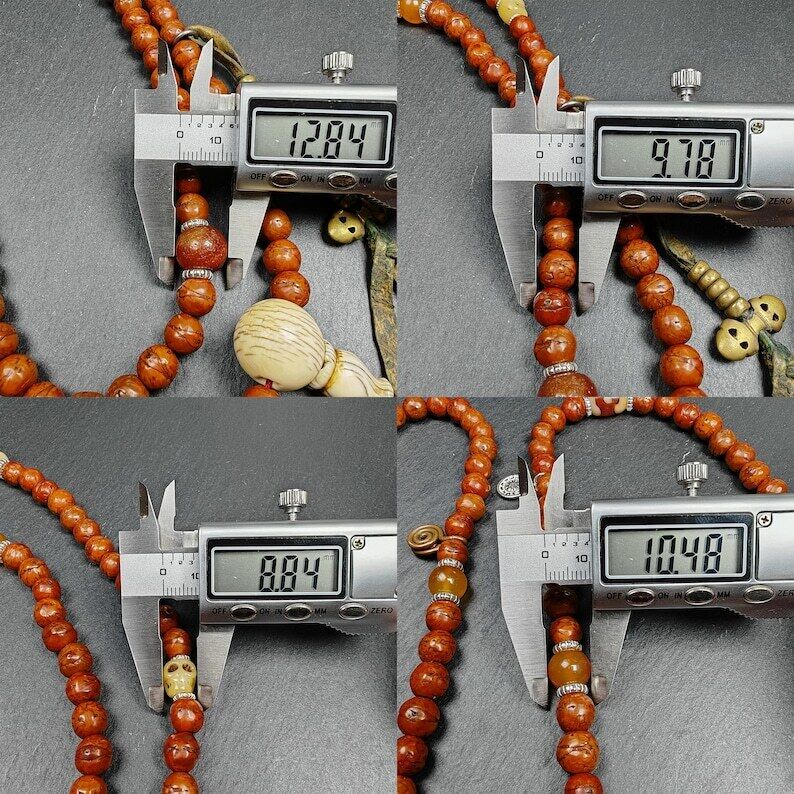 Collar Mala, cuentas de oración de 10 mm