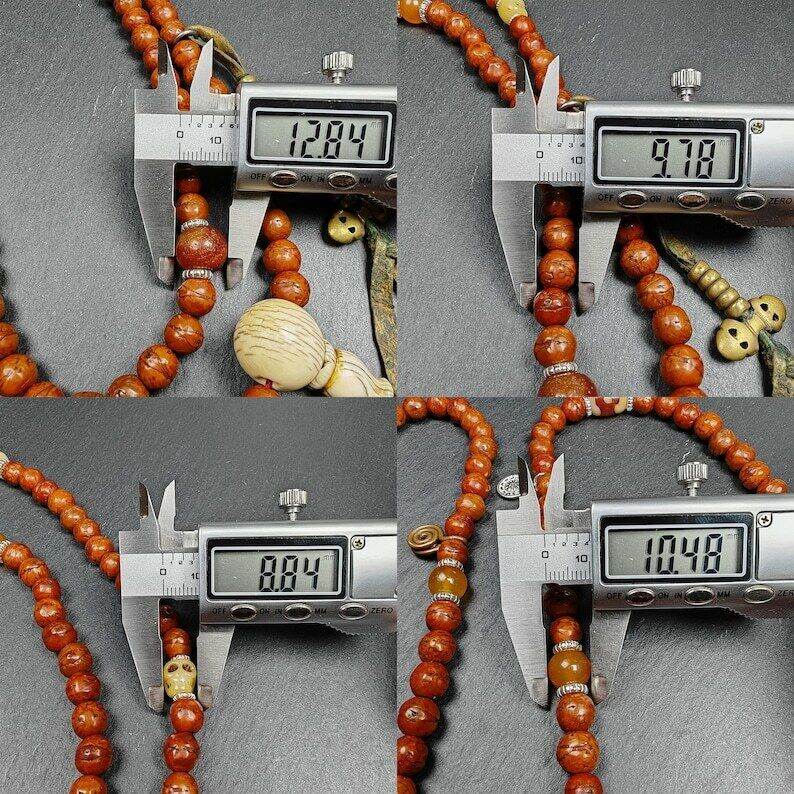 Mala Necklace, 10mm Prayer Beads - Gandhanra-ART