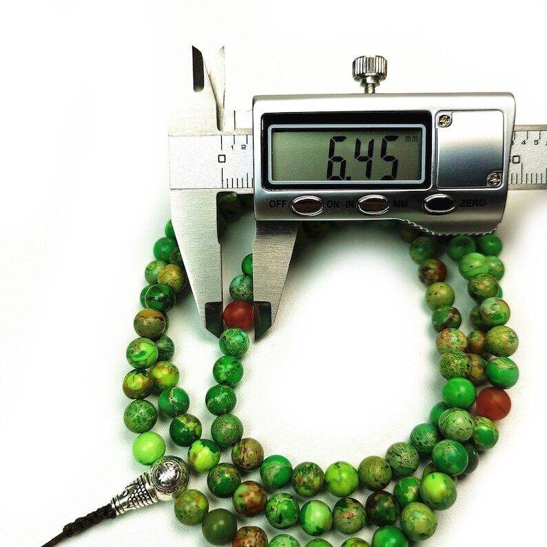 Siliceous Rock Beads Mala for Women - Gandhanra-ART
