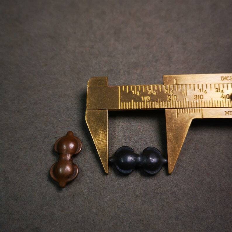 Amulet,Vajra Pendant for Mala,Bag Hanging,Prayer Bead,0.87" × 0.4" Gandhanra-ART