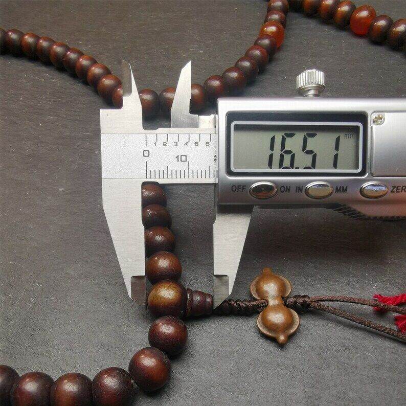 Prayer Beads,9.6mm Bodhi Root Bead Mala - Gandhanra-ART