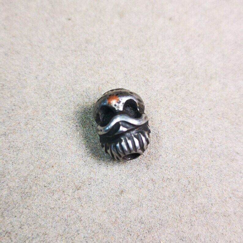 Amulet,Skull Citipati Pendant,Spacer for Mala,Bag Hanging,Prayer Bead - Gandhanra-ART