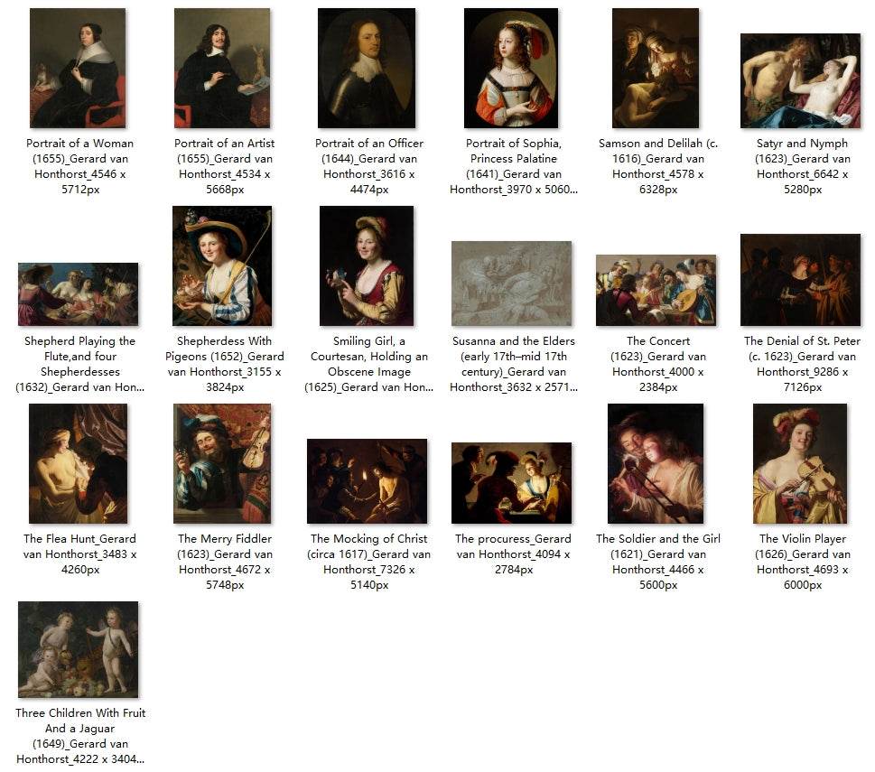 43 Painting Images by Gerard van Honthorst (Dutch, 1592 – 1656) - Gandhanra-ART
