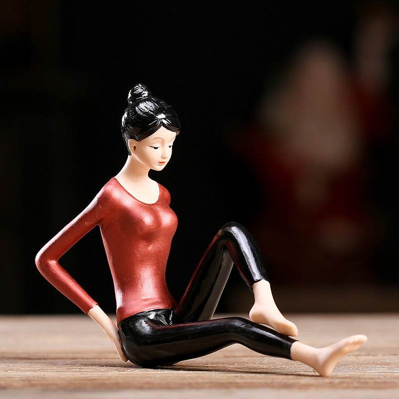 Ceramic Yoga Statues - Tibetan Buddhist statue, size reference