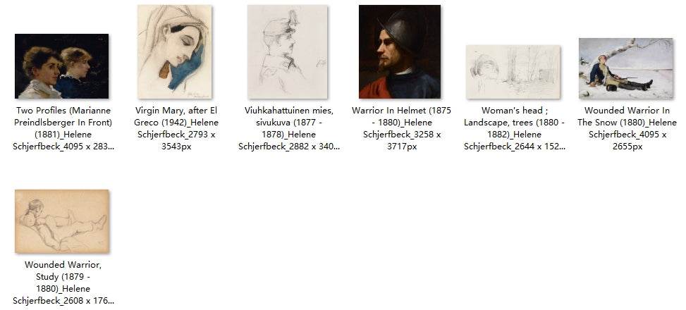 121 Painting Images by Helene Schjerfbeck (Finnish, 1862 – 1946) - Gandhanra-ART