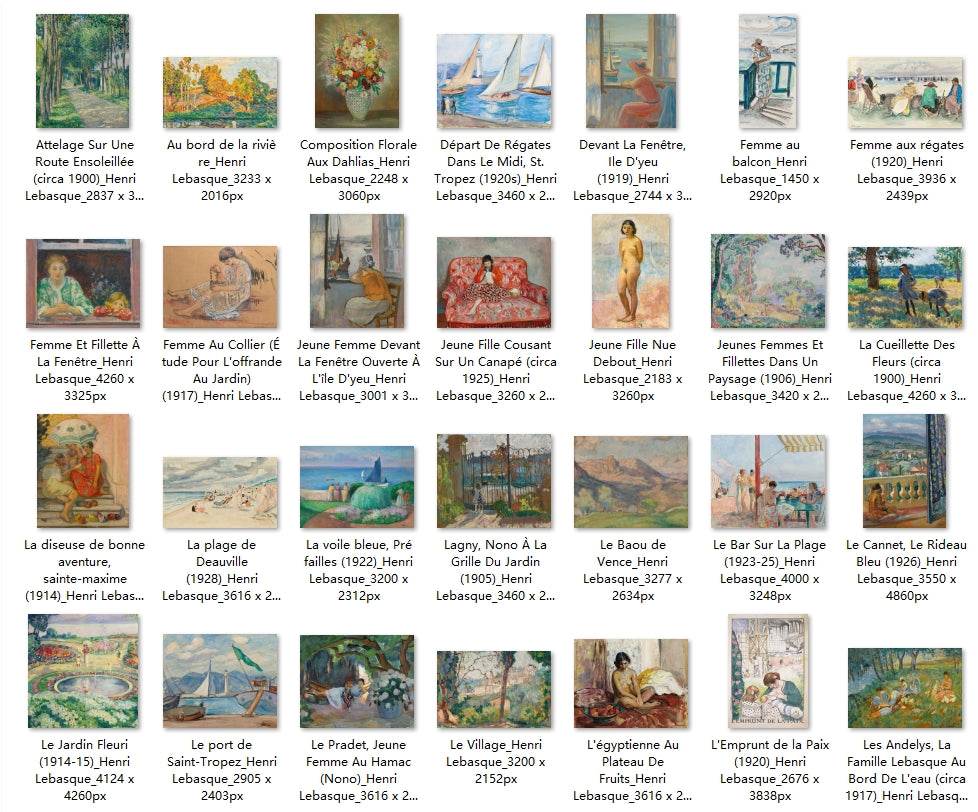 51 Painting Images by Henri Lebasque (French, 1865–1937) - Gandhanra-ART