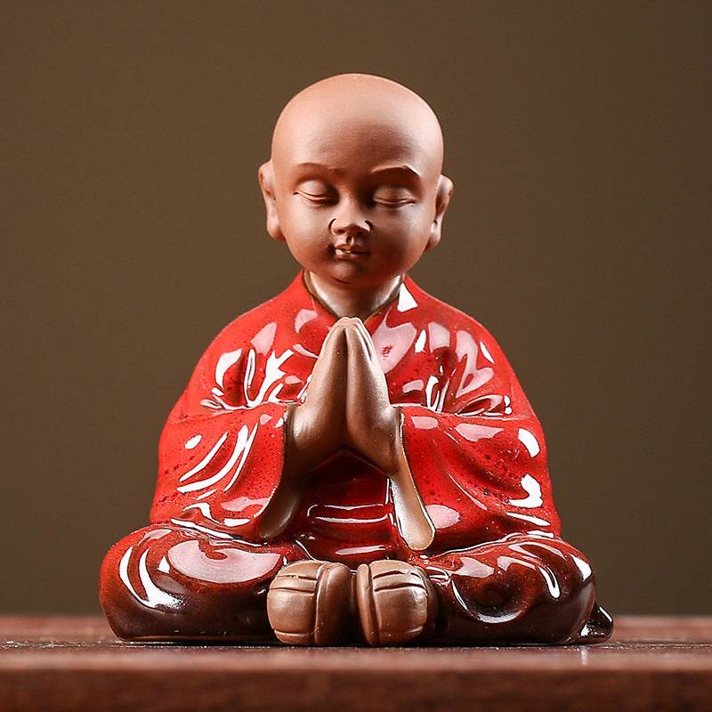 Purple Sand Meditation Buddha Statue - Gandhanra-ART