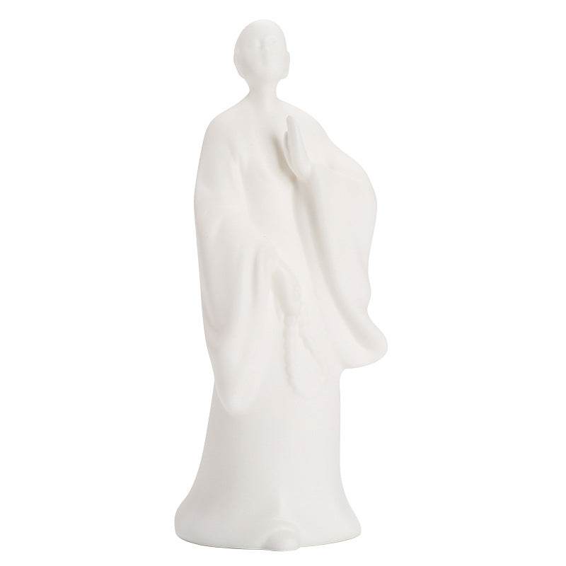 White Porcelain Buddha Statue - Gandhanra-ART