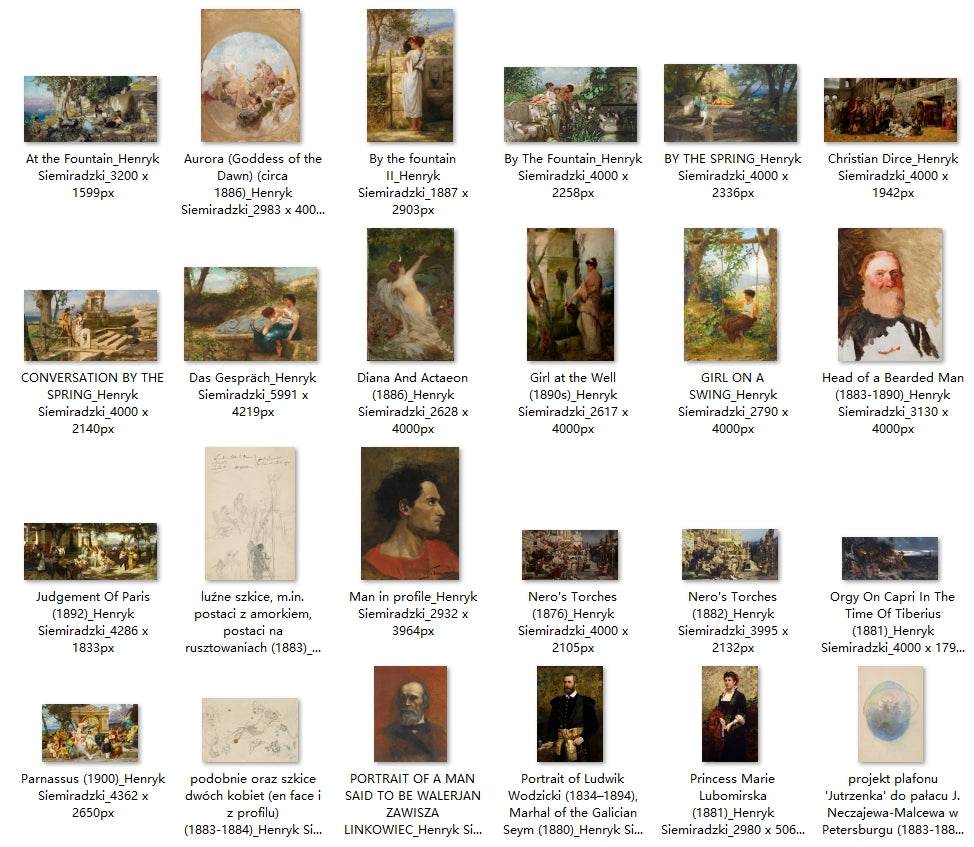 53 Painting Images by Henryk Siemiradzki (Polish, 1843 – 1902) - Gandhanra-ART
