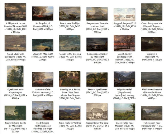 99 Painting Images by J.C. Dahl (Norwegian, 1788 – 1857) - Gandhanra-ART