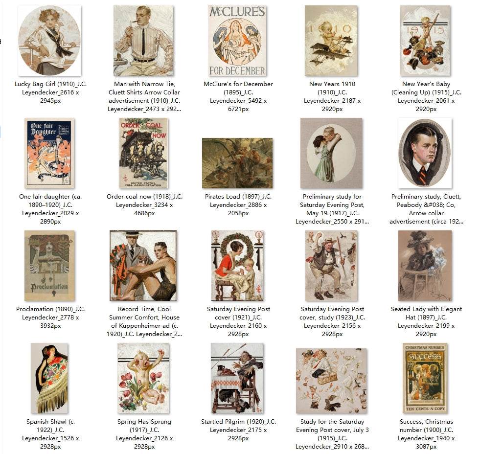 57 Painting Images by J.C. Leyendecker (American, 1874 - 1951) - Gandhanra-ART