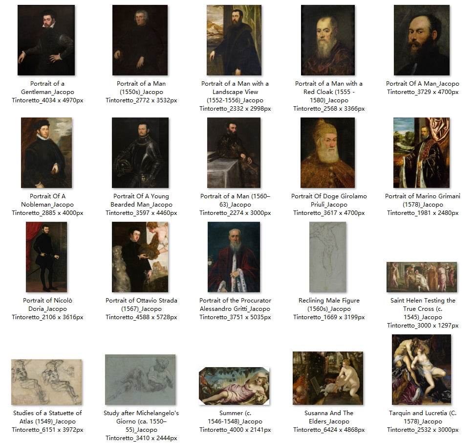 53 Painting Images by Jacopo Tintoretto (Italian, 1518-1594) - Gandhanra-ART