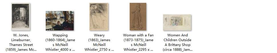 215 Painting Images by James McNeill Whistler (American, 1834-1903) - Gandhanra-ART