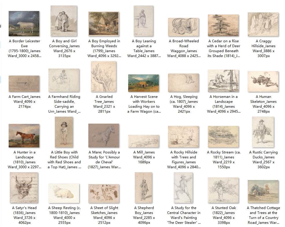 194 Painting Images by James Ward (English, 1769-1859) - Gandhanra-ART