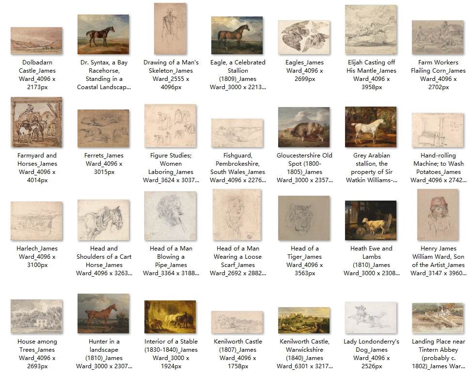 194 Painting Images by James Ward (English, 1769-1859) - Gandhanra-ART