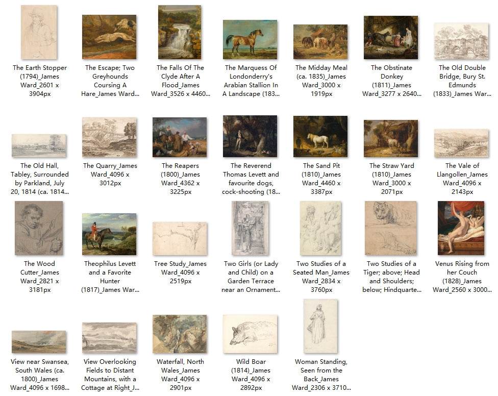 194 Painting Images by James Ward (English, 1769-1859) - Gandhanra-ART