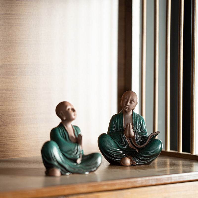 Ceramic Meditation Buddha Statue - Gandhanra-ART