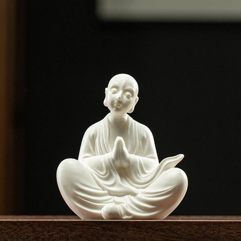 Ceramic Meditation Buddha Statue - Gandhanra-ART