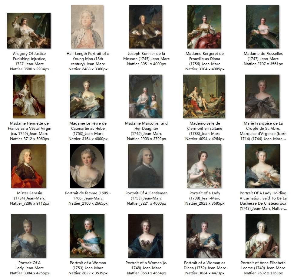 37 Painting Images by Jean-Marc Nattier (French, 1685-1766) - Gandhanra-ART