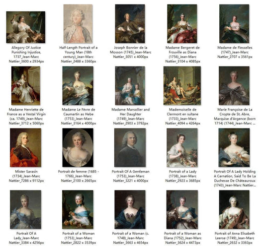 37 Painting Images by Jean-Marc Nattier (French, 1685-1766) - Gandhanra-ART