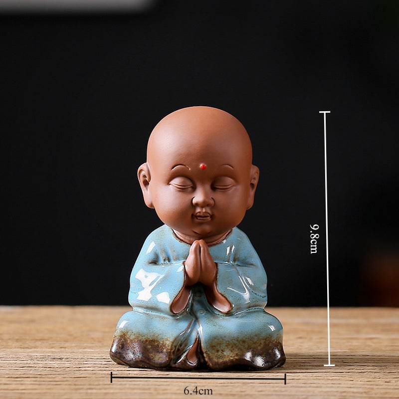 Purple Sand Meditation Buddha Statue - Gandhanra-ART