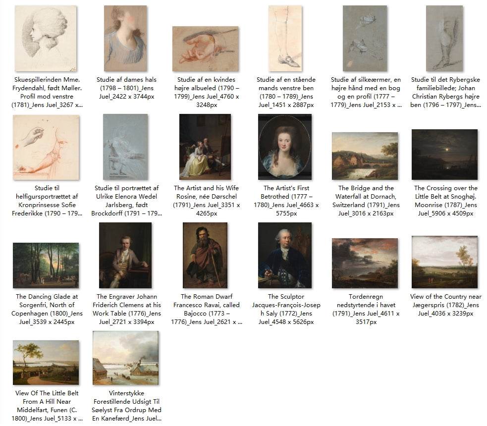 92 Painting Images by Jens Juel (Danish, 1745-1802) - Gandhanra-ART
