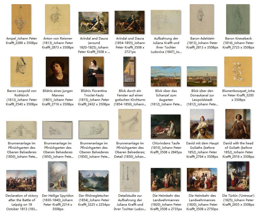 197 Painting Images by Johann Peter Krafft (Austrian, 1780 - 1856) - Gandhanra-ART