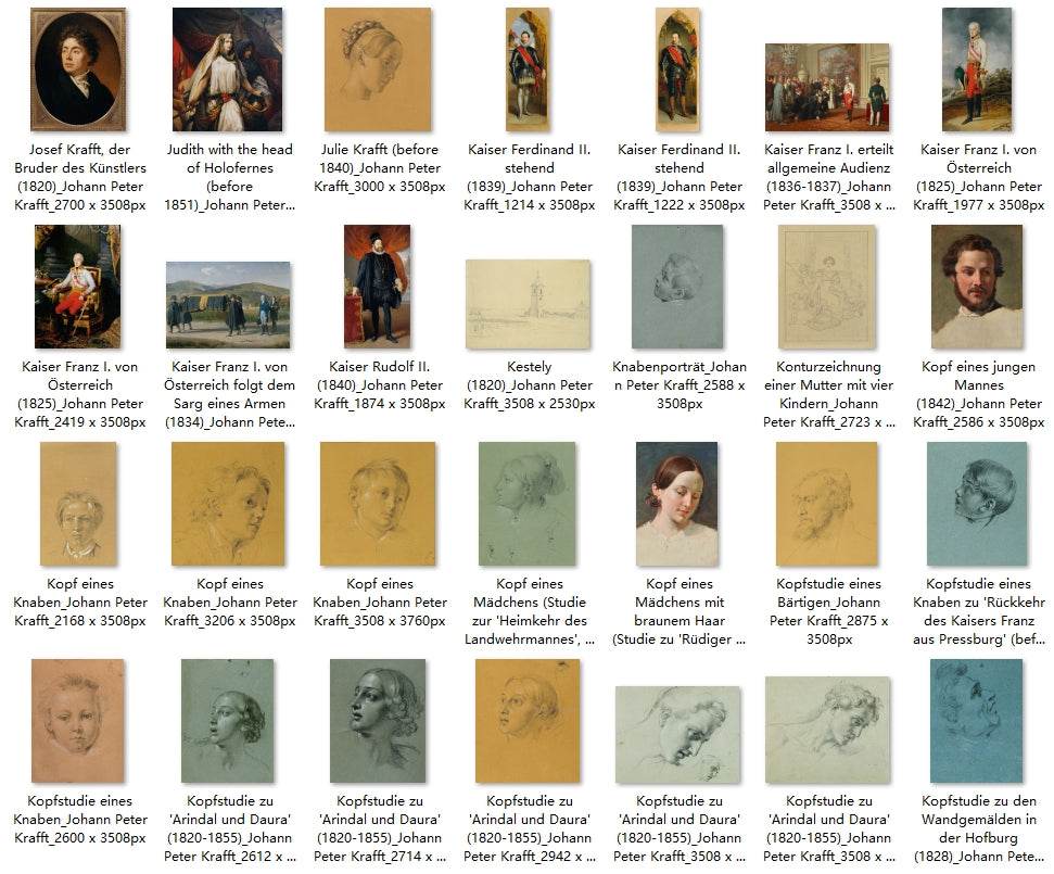197 Painting Images by Johann Peter Krafft (Austrian, 1780 - 1856) - Gandhanra-ART