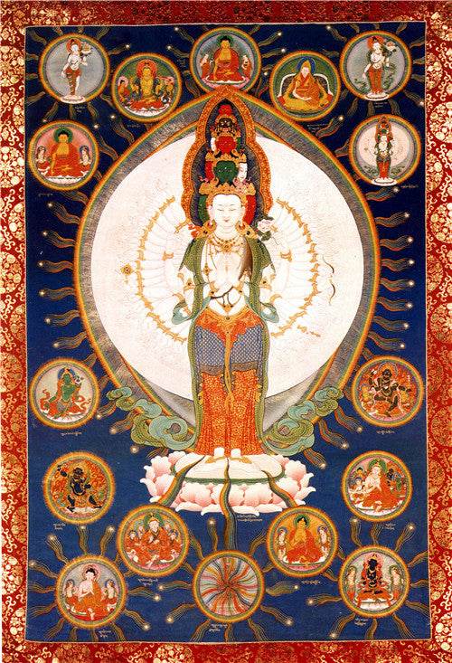 1000 Arms Avalokiteshvara Image - Gandhanra-ART
