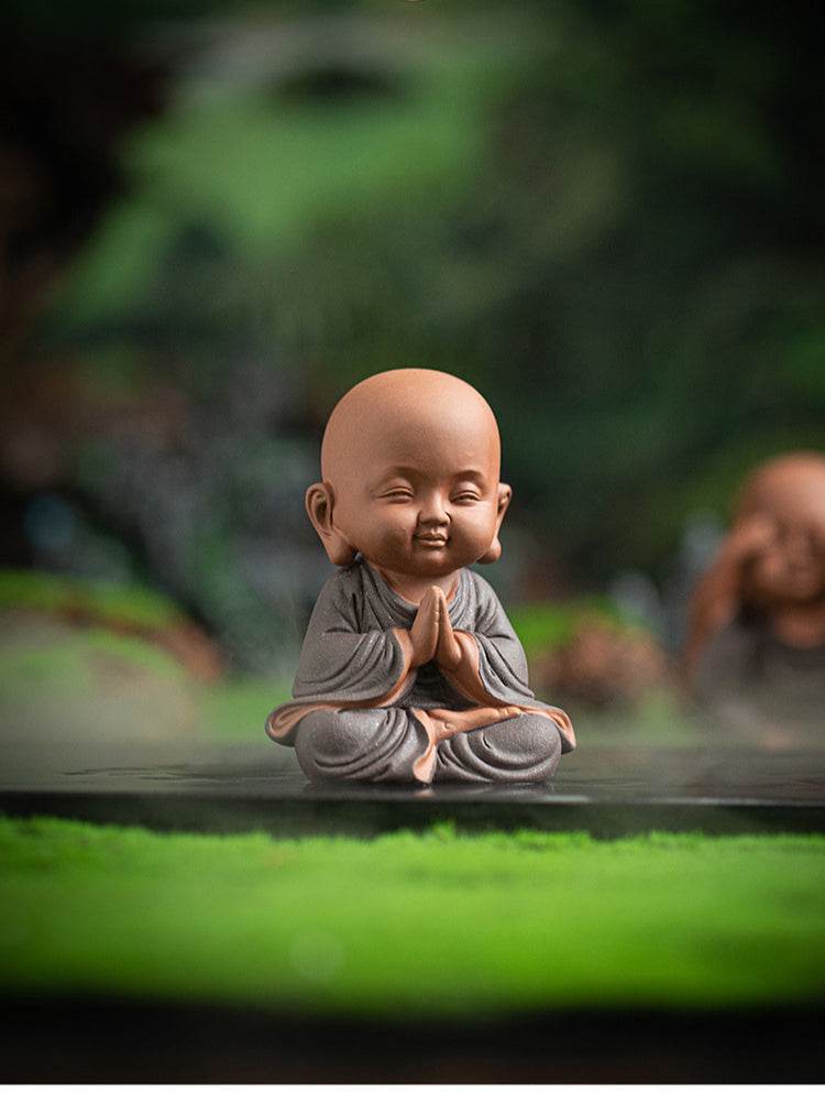 Purple Sand Meditation Buddha Statues - Gandhanra-ART