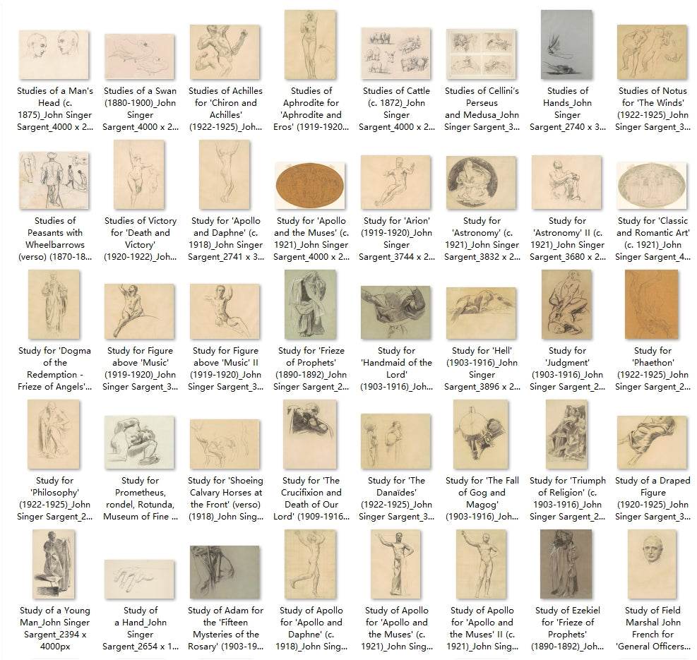 329 Painting Images by John Singer Sargent (American, 1856-1925) - Gandhanra-ART