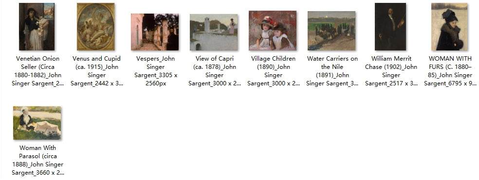 329 Painting Images by John Singer Sargent (American, 1856-1925) - Gandhanra-ART