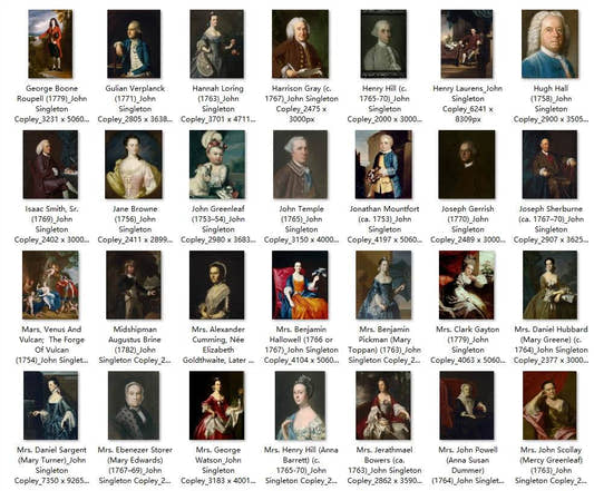88 Painting Images by John Singleton Copley American, 1738-1815 - Tibetan Buddhist thangka, detailed view