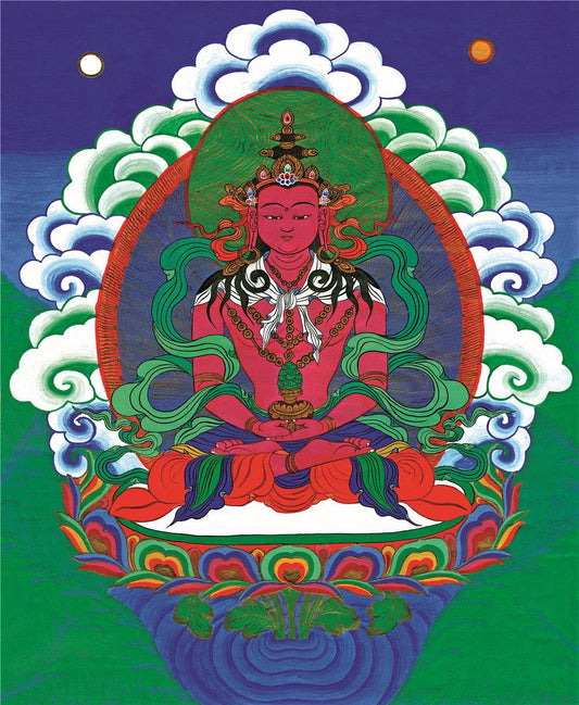 Amitayus - the Buddha of Longevity - Gandhanra-ART