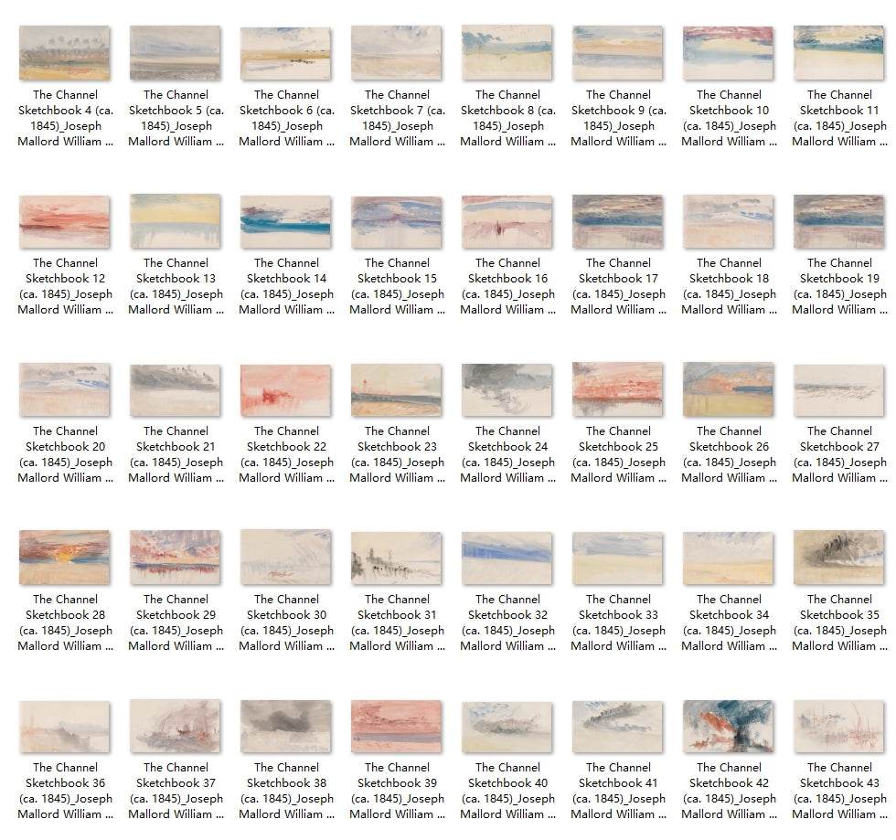 206 Painting Images by Joseph Mallord William Turner (English, 1775-1851) - Gandhanra-ART